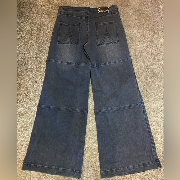 Dolls Kill Delia*s Whimsical Ways Overdized Baggy Jeans - Picture 2 of 8